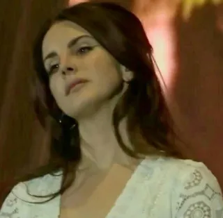 😑 Lana Del Rey Lana Del Rey, cantora, celebridade, músico, artista, retrato telegram sticker