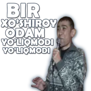 👹 BIR XO'SHIROY ODAM YO'LIQMODI YO'LIQMODI whatsapp sticker