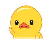 ☹️ Duck whatsapp sticker