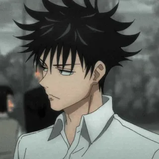 😐 Megumi Fushiguro Jujutsu Kaisen Anime, Megumi Fushiguro, Jujutsu Kaisen, Manga, Personaje, Hechicero telegram sticker