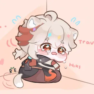 🎐 Trav
Hins anime, sticker, kawaii, cute, cat, illustration telegram sticker