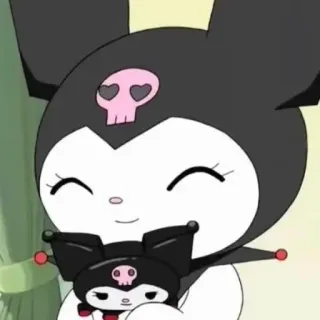 💕 Kuromi kuromi, sanrio, lindo, kawaii, anime telegram sticker
