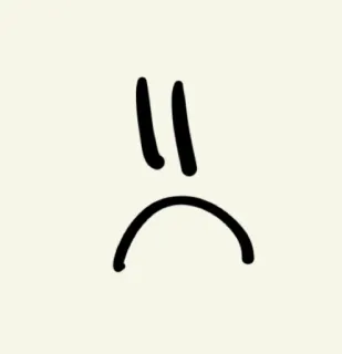 😞 sedih, wajah, emoji, tidak bahagia, suasana hati telegram sticker