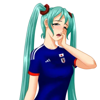 Hatsune Miku (Everlasting Summer) (Part 1) whatsapp stickers