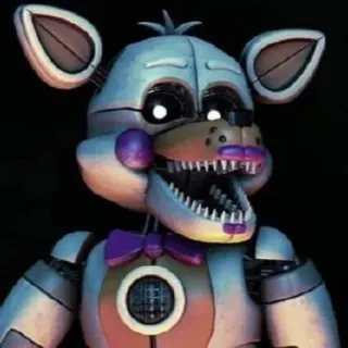 🌟 Funtime Foxy Five Nights at Freddy's Animatrónico, Videojuego, Terror, FNaF, Espeluznante, Monstruo telegram sticker