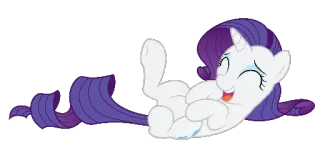 😂 Rarity My Little Pony My Little Pony, Rarity, Cartoon, Pony, Cute, Relaxing telegram sticker