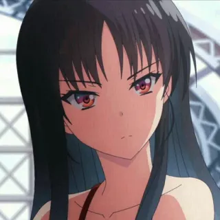😠 动漫, 女孩, 肖像, 可爱, 漫画, 角色 whatsapp sticker