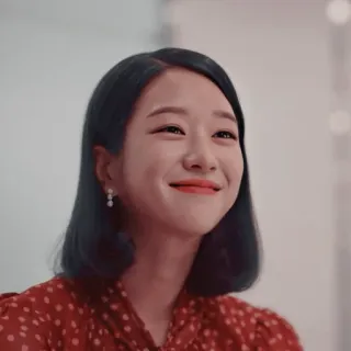 ☺️ mujer, sonrisa, retrato, feliz, persona, asiática telegram sticker