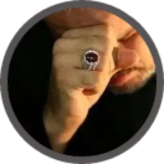 👊 dito medio, gesto offensivo, mano, anello, scortese, insulto telegram sticker
