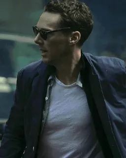 😎 man, sunglasses, jacket, portrait, casual wear telegram sticker