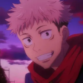 🌟 Yuji Itadori Jujutsu Kaisen Anime, Manga, Jujutsu Kaisen, Yuji Itadori, Personnage, Fanart telegram sticker