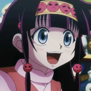 ⛓️ Alluka Zoldyck Hunter x Hunter Anime, Cartoon, Alluka Zoldyck, Hunter x Hunter telegram sticker