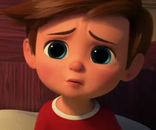 😔 Tim Templeton The Boss Baby animação, desenho animado, bebê, criança, O Poderoso Chefinho, Tim Templeton telegram sticker