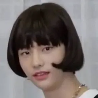 😦 人物, 肖像, 男人, 发型, 假发, 链子, 面部表情 whatsapp sticker