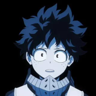 🥦 Izuku Midoriya My Hero Academia anime, manga, my hero academia, deku, izuku midoriya telegram sticker