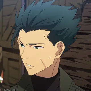 💥 Anime, Masculino, Personagem, Sério telegram sticker