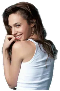 😆 Gal Gadot actress, celebrity, woman, beautiful, model, person telegram sticker