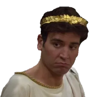 🙁 Ted Mosby How I Met Your Mother Ted, Mosby, HIMYM, Romano, Toga telegram sticker