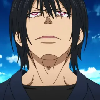 ⭕️ Shinra Kusakabe Fire Force Anime, Personaggio, Fuoco, Shinra, Kusakabe telegram sticker