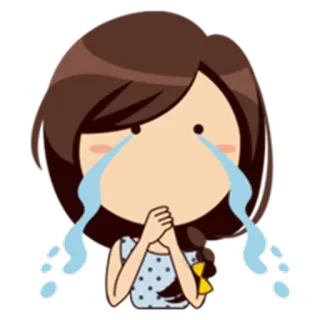 😭 weinen, traurig, Cartoon, Tränen, flehend, verärgert, Emotion, emotional telegram sticker