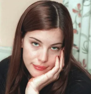 🍒 Liv Tyler Liv Tyler, atriz, retrato, celebridade, mulher telegram sticker