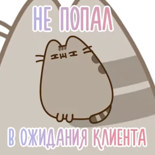 🏹 НЕ ПОПАЛ
В ОЖИДАНИЯ КЛИЕНТА кот, стикер, смешной, ожидание, клиент, клиент whatsapp sticker