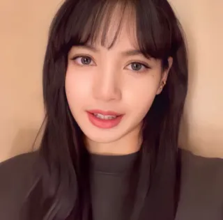 🍭 Lisa Kpop, Lisa, Blackpink, Portrait, Female, Singer, Idol telegram sticker