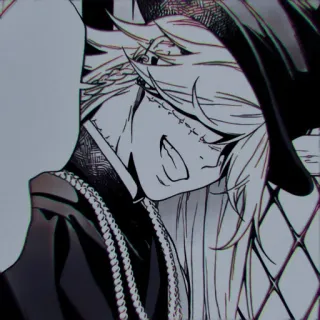 ✖️ Undertaker Black Butler Anime, Manga, Undertaker, Black Butler, Kuroshitsuji telegram sticker