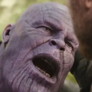 💜 Thanos Avengers Thanos, Avengers, Marvel, villain telegram sticker