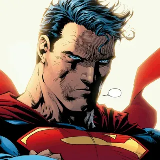 💎 Superman Superheld, Comic, Stahlmann, DC Comics telegram sticker