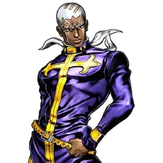 😎 Enrico Pucci JoJo's Bizarre Adventure Anime, Personage, Manga, JoJo's Bizarre Adventure, Enrico Pucci telegram sticker