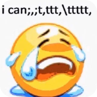 🙂 i can;;;t,ttt,\ttttt, telegram sticker