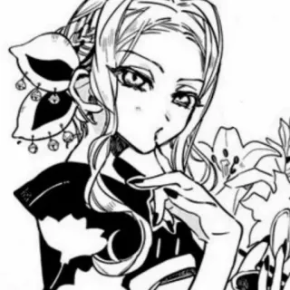 💗 manga, anime, illustration, drawing, character, woman telegram sticker