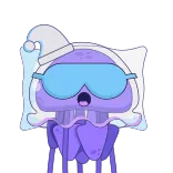 Jellyfish Toni whatsapp stickers