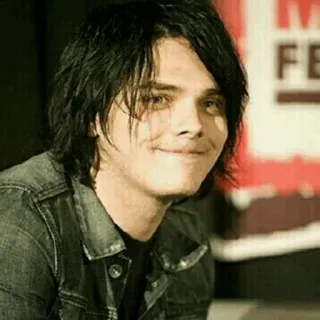 😌 Gerard Way Gerard Way, My Chemical Romance, Sänger, Musiker, Emo telegram sticker