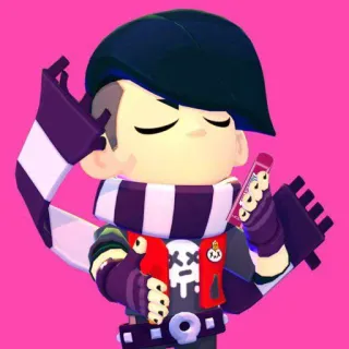 🚬 booo cartoon, character, scarf, punk, goth telegram sticker