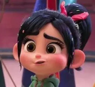 🍓 Vanellope von Schweetz Wreck-It Ralph vanellope, rompe ralph, disney, dibujos animados, animado, personaje telegram sticker