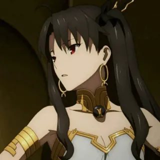 😐 Ishtar Fate/Grand Order Anime, Personaje, Videojuego, Mujer, Diosa, Ishtar, Fate/Grand Order telegram sticker