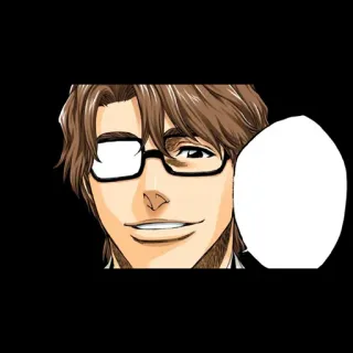 🧬 Sosuke Aizen Bleach 애니메이션, 만화, 블리치, 아이젠, 아이젠 소스케, 악당 telegram sticker