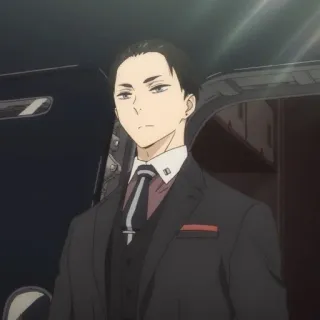 💰 Daisuke Kambe The Millionaire Detective Balance: Unlimited Anime, Charakter, Daisuke Kambe, Detektiv, Millionär, Balance:UNLIMITED telegram sticker