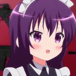 🖤 Anime, Maid, Senjata, Kawaii telegram sticker