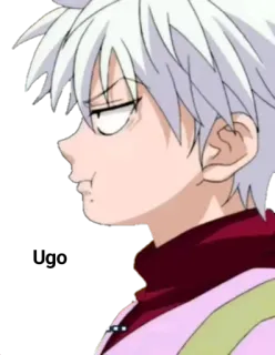 🤢 Killua Zoldyck Hunter x Hunter アニメ, キルア, ハンターハンター, HxH, ゾルディック, 白髪 telegram sticker