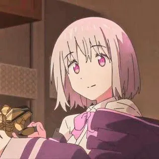 😉 Anime, Chica, Lindo, Dibujo animado, Personaje, Ilustración, Animación telegram sticker