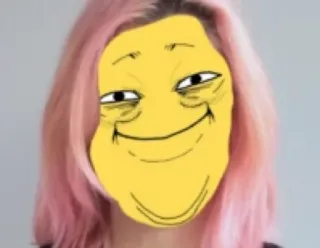 🙂 Mème, Trollface, Drôle, Mème Internet, BD, Humour telegram sticker