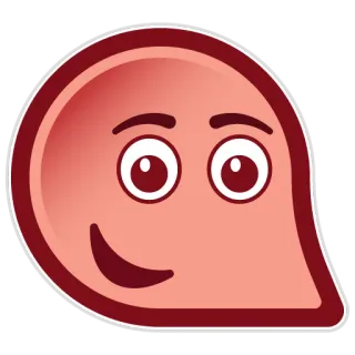 😀 Emoji, Senyum, Kartun, Wajah, Senang telegram sticker