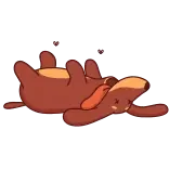 ⚰️ hond, dier, cartoon, huisdier, slapen, lief telegram sticker