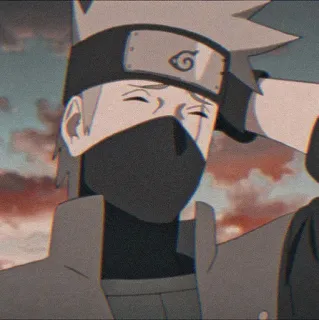 😅 Kakashi Naruto anime, manga, kakashi, naruto, ninja telegram sticker