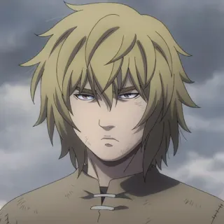 🏹 Thorfinn Vinland Saga Anime, Manga, Thorfinn, Viking, Guerrier telegram sticker