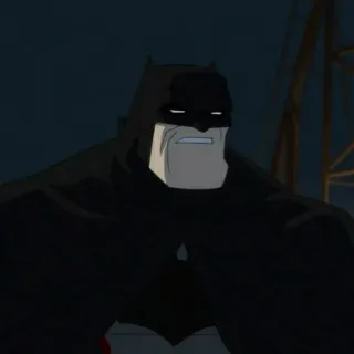 🦇 Batman Superhéroe, Cómic, Justiciero, Caballero oscuro, DC Comics telegram sticker