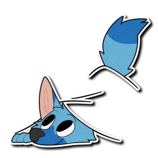 👀 anjing, hewan peliharaan, stiker, kartun, lucu, binatang telegram sticker